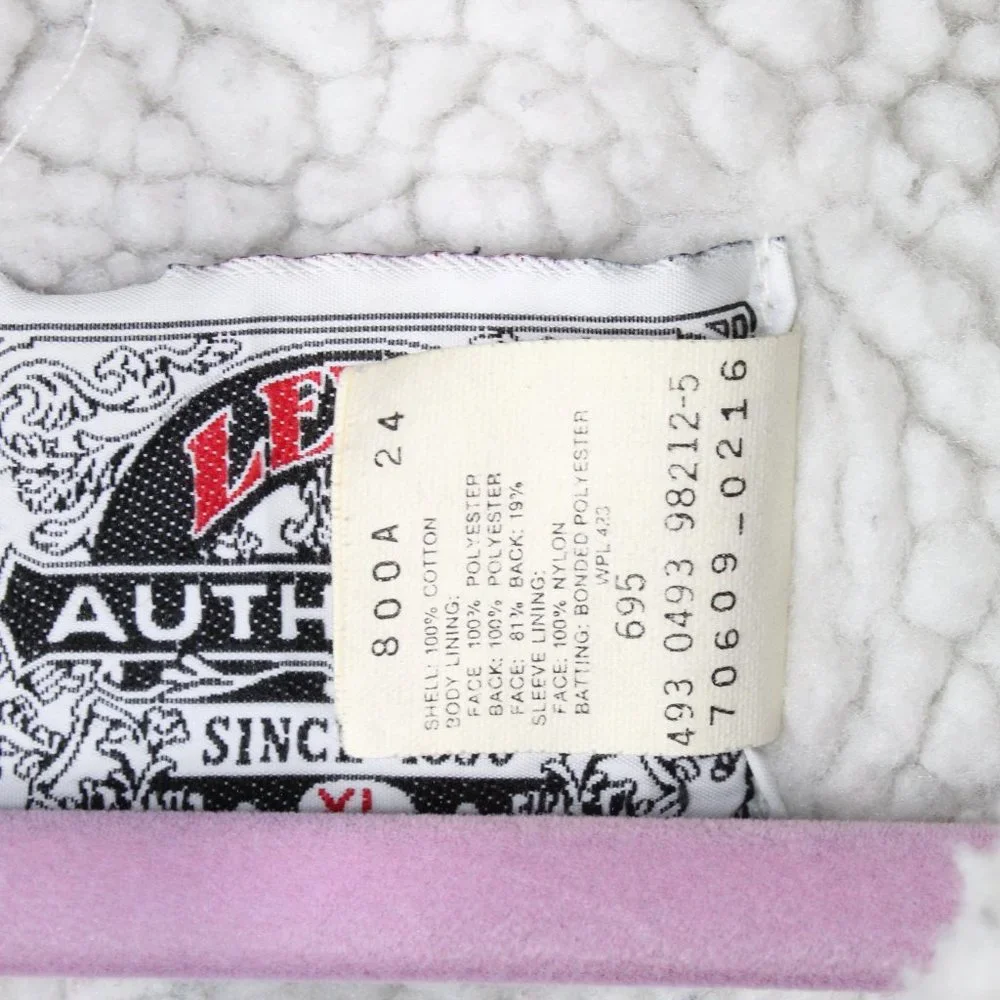 Levi's Mens Blue Cotton Polyester Lined Denim Jacket Size XL - Picture 11 of 12